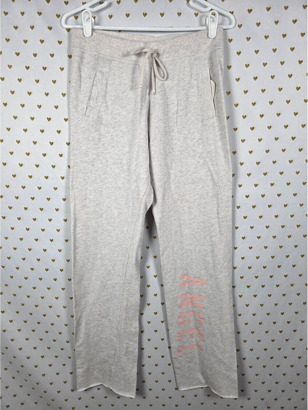 Victorias Secret ANGELS Grey XS Straight Leg Sweats Sweatpants